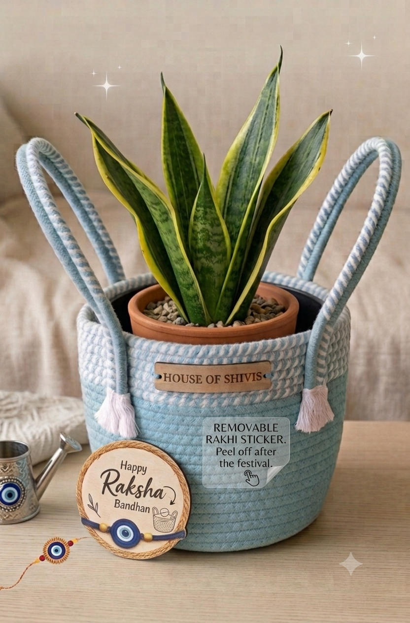 Rakhi Special Edit: The Eco-Protection Blue Gift Hamper | HOUSE OF SHIVIS™