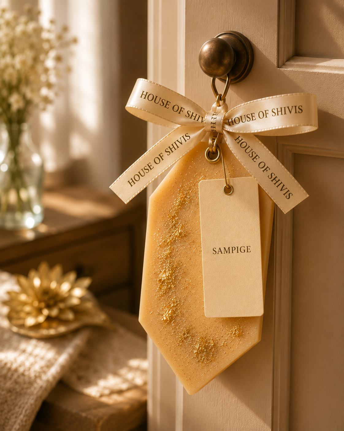 Sampige Wax Sachet – Handcrafted Sampige (Champaca/Magnolia) Fragrance | HOUSE OF SHIVIS