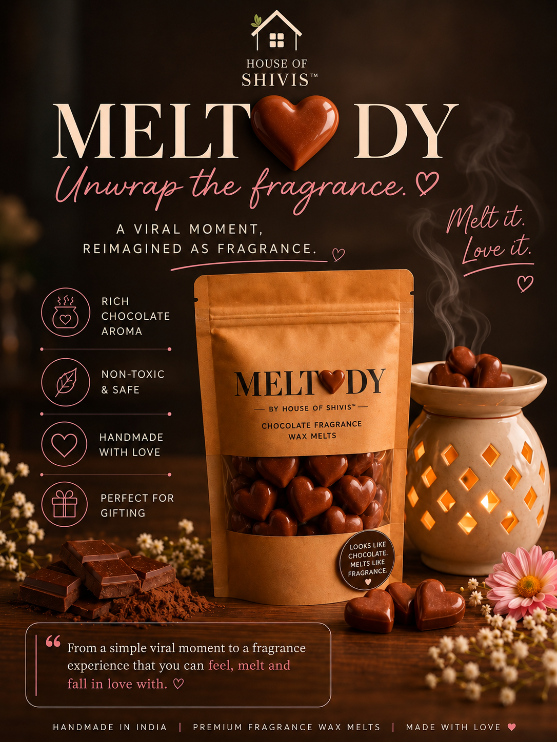 MELTODY | Chocolate Fragrance Wax Melts