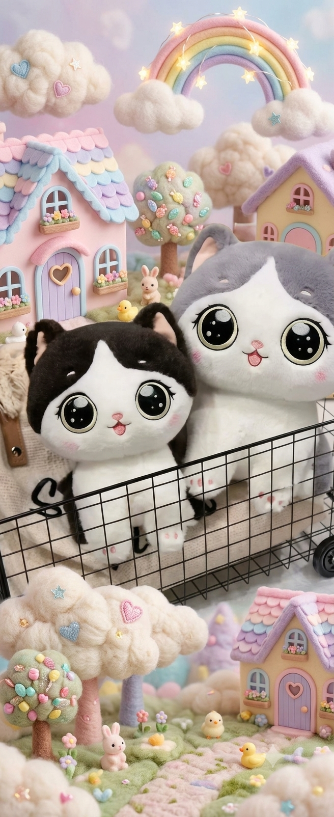 Big-Eye Cat Plush Companion