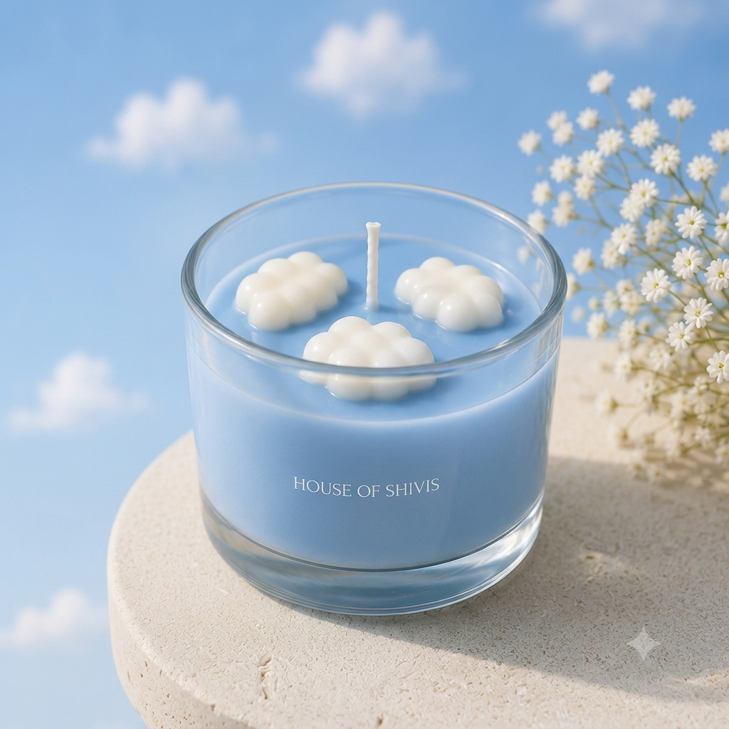 Floating Clouds – Handcrafted Soy Wax Candle