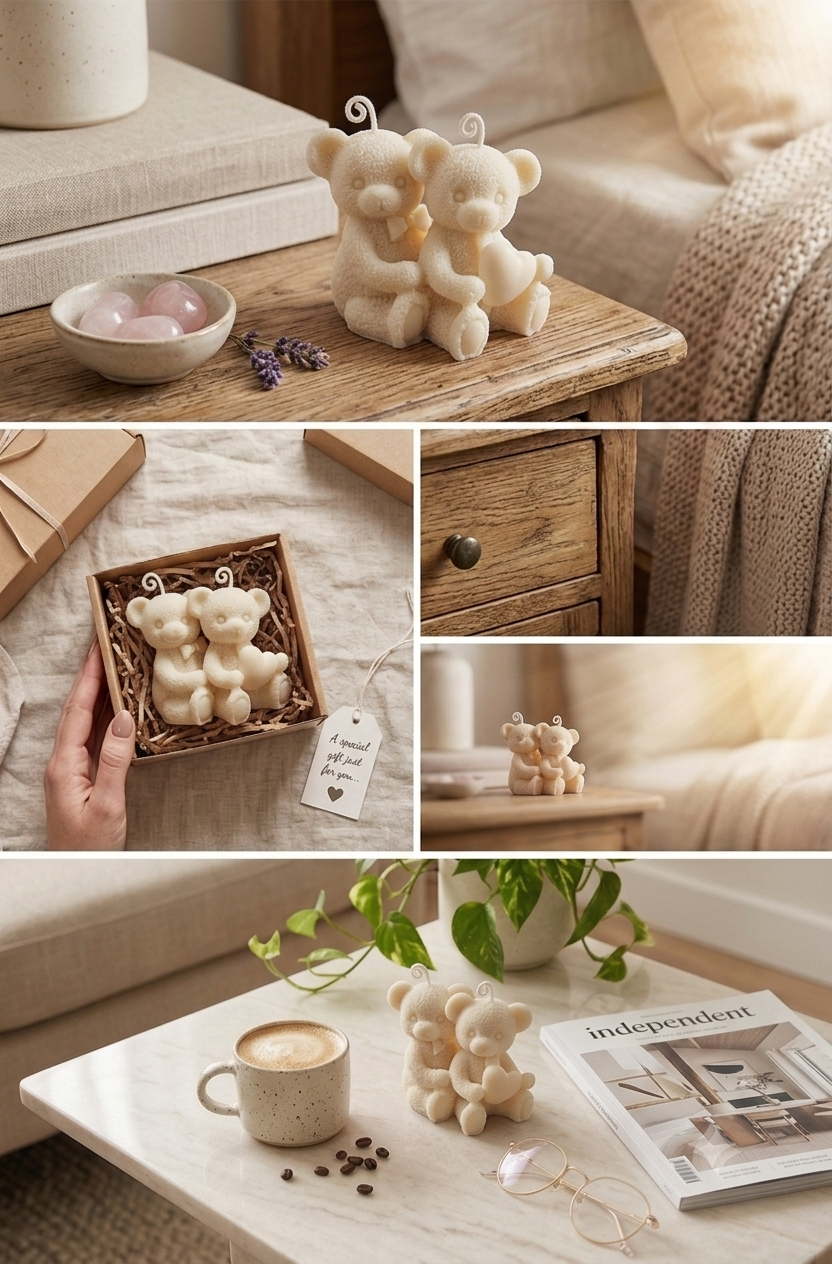 The Teddy Duo — 100% Pure Soy Wax Candle Set
