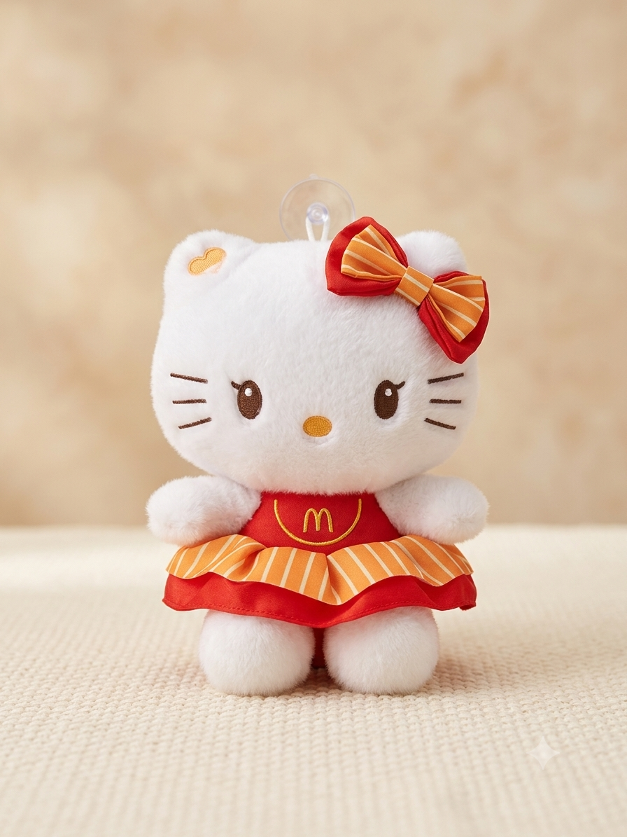 McDonald’s Hello Kitty Plush Hanging Doll (25 cm)