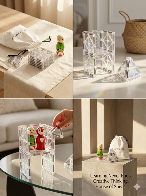Crystal Magnetic Tile Set – Pack of 11