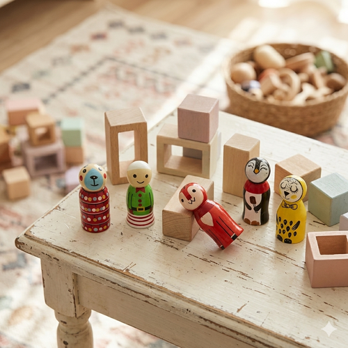 Handcrafted Storyteller Dolls – A Set of 5 Imaginative Friends
