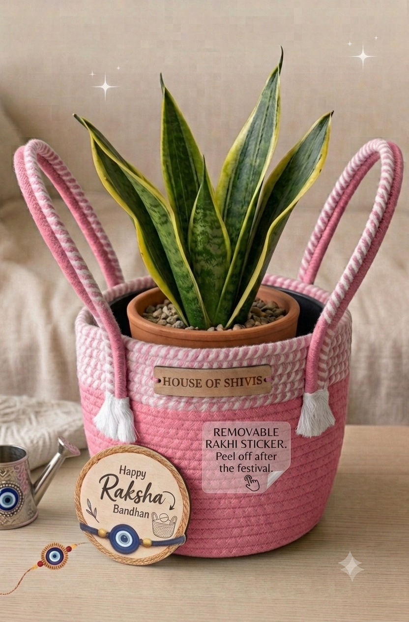 Rakhi Special Edit: The Eco-Protection Pink Gift Hamper | HOUSE OF SHIVIS™