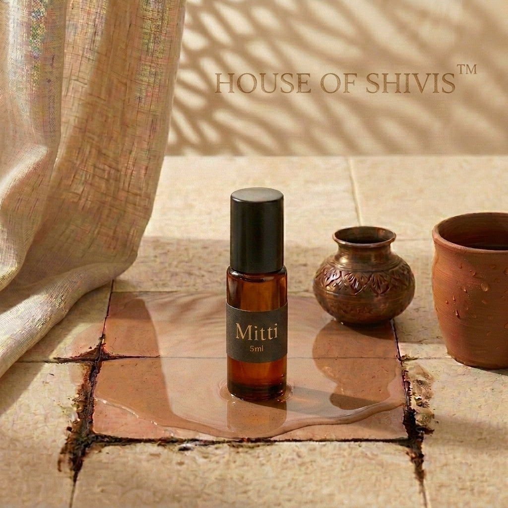 Mitti — First Rain | 5ml | Pure Perfume Oil (Ganga Mitti Blended in Mysuru Sandalwood Oil)
