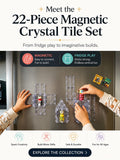 Crystal Magnetic Tile Set – Pack of 22
