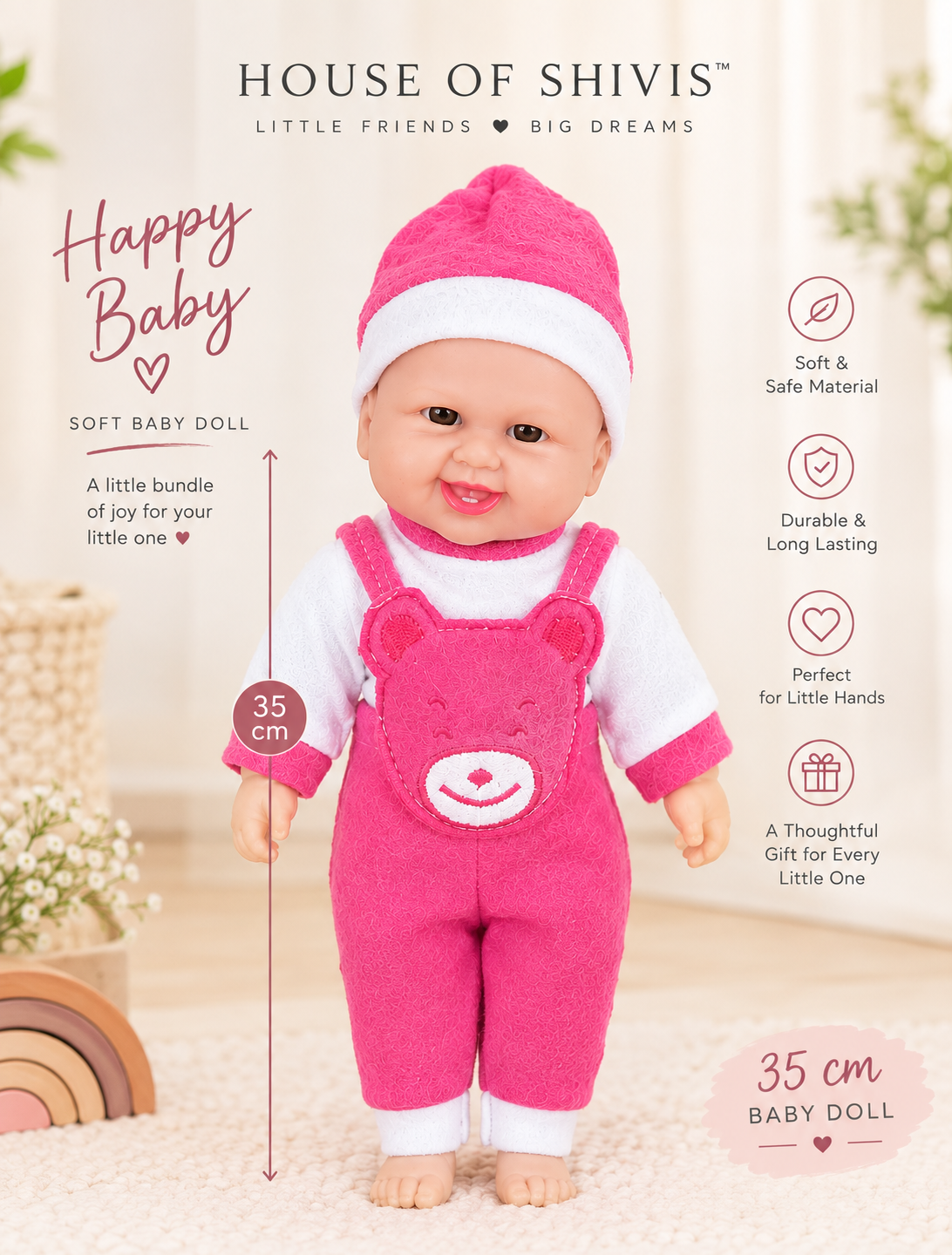 Happy Baby – 35 cm Baby Doll