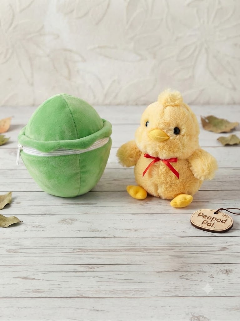 Peapod Pal 2-in-1 Chick Plush | ISI Certified