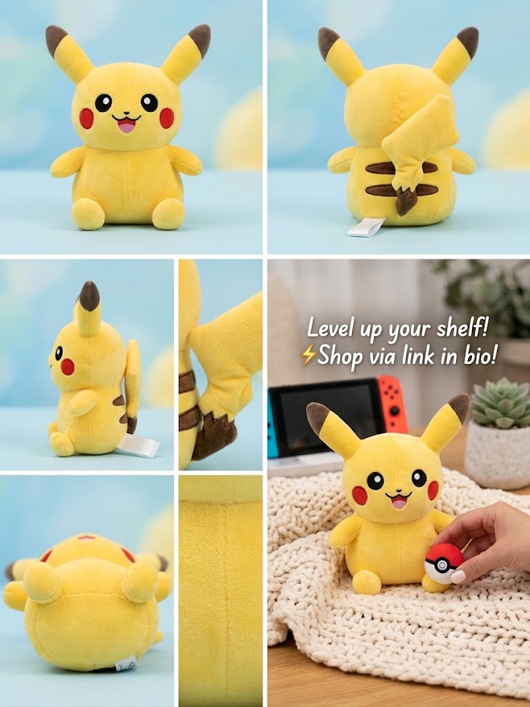 Electric Creature Plush Toy ⚡️💛✨