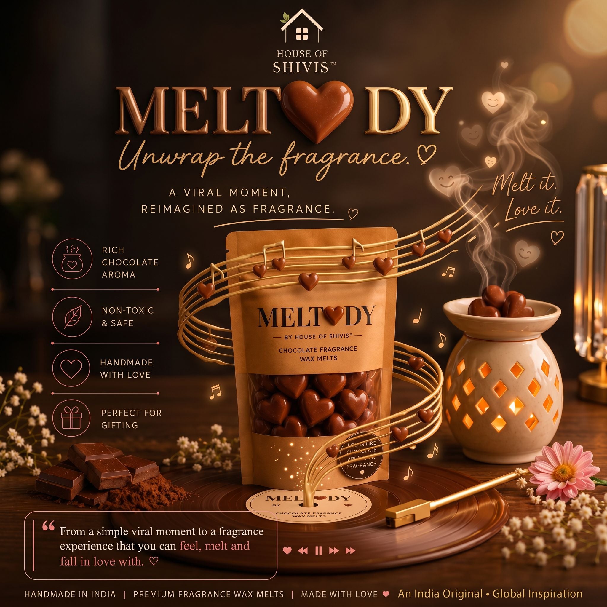 MELTODY | Chocolate Fragrance Wax Melts
