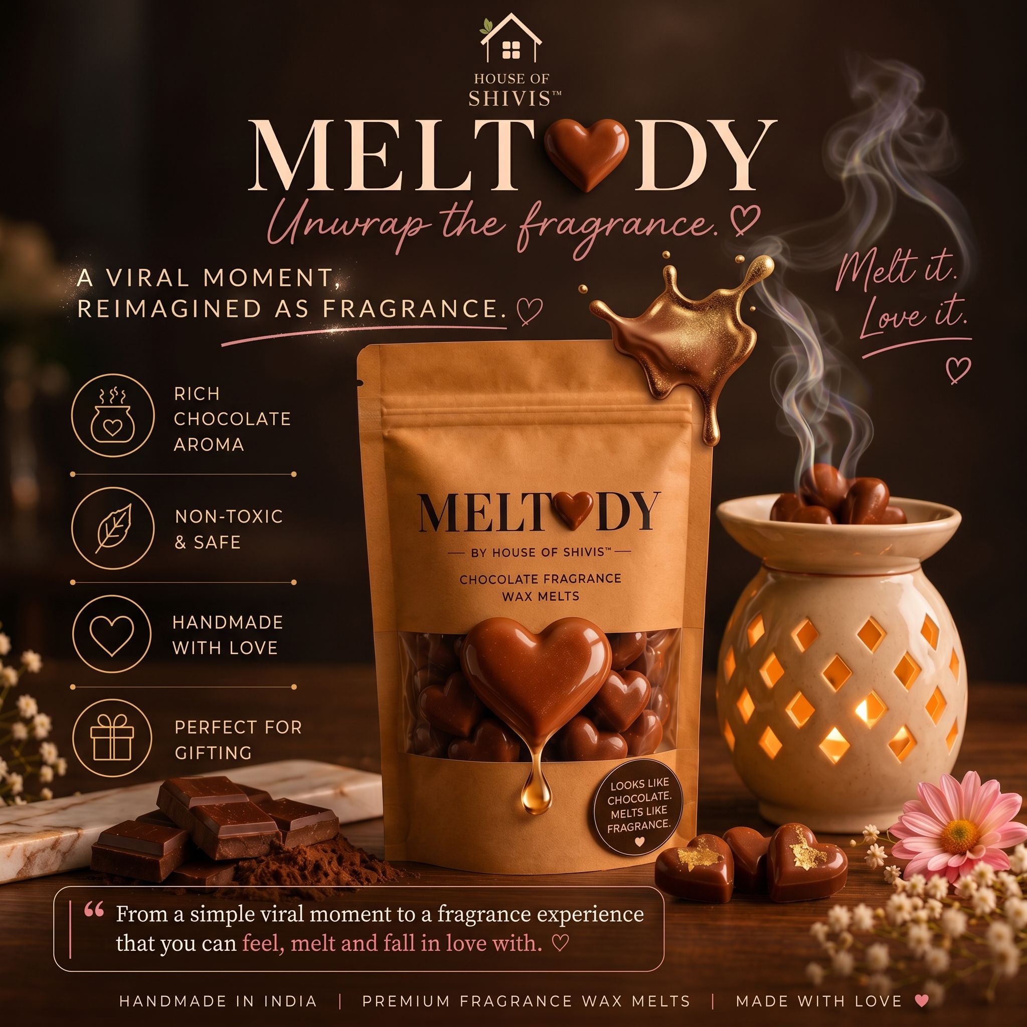 MELTODY | Chocolate Fragrance Wax Melts